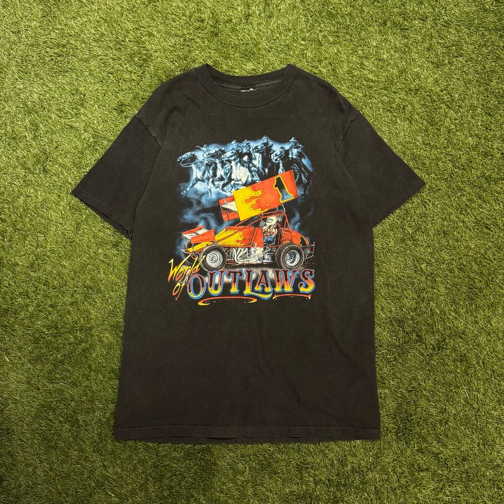 1990 Schrum World of Outlaws Graphic Tee
